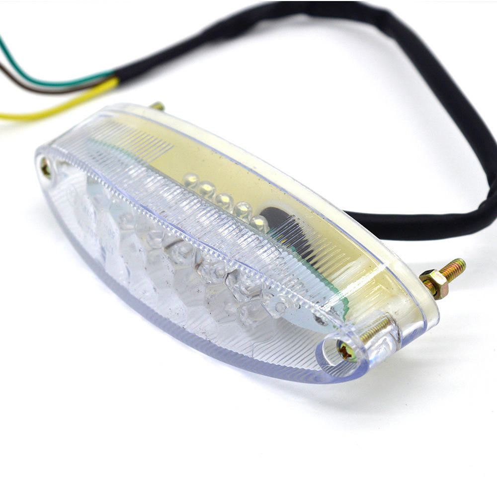 LED Brake Stop License Light Running Integrated Taillight Universal Motorcycle